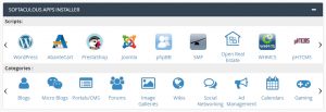 Cpanel WordPress install